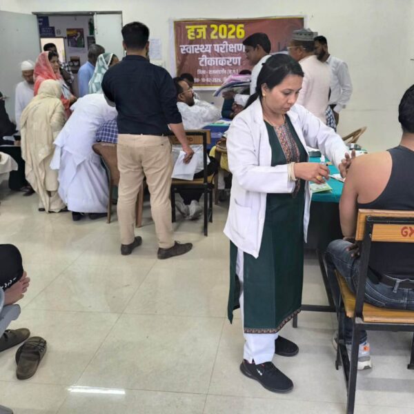 राजनांदगांव: हज यात्रियों का किया गया स्वास्थ्य परीक्षण एवं टीकाकरण…