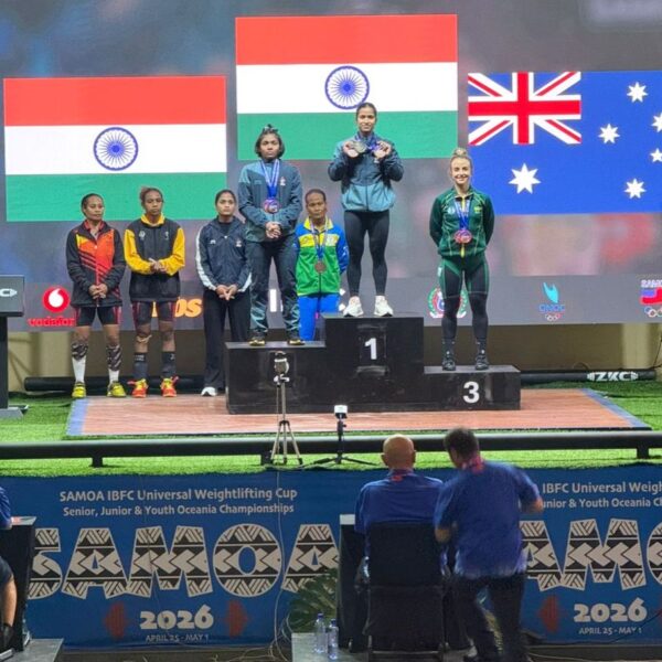 राजनांदगांव : अंतर्राष्ट्रीय वेटलिफ्टिंग टूर्नामेंट में ज्ञानेश्वरी यादव ने जीता गोल्ड मेडल…