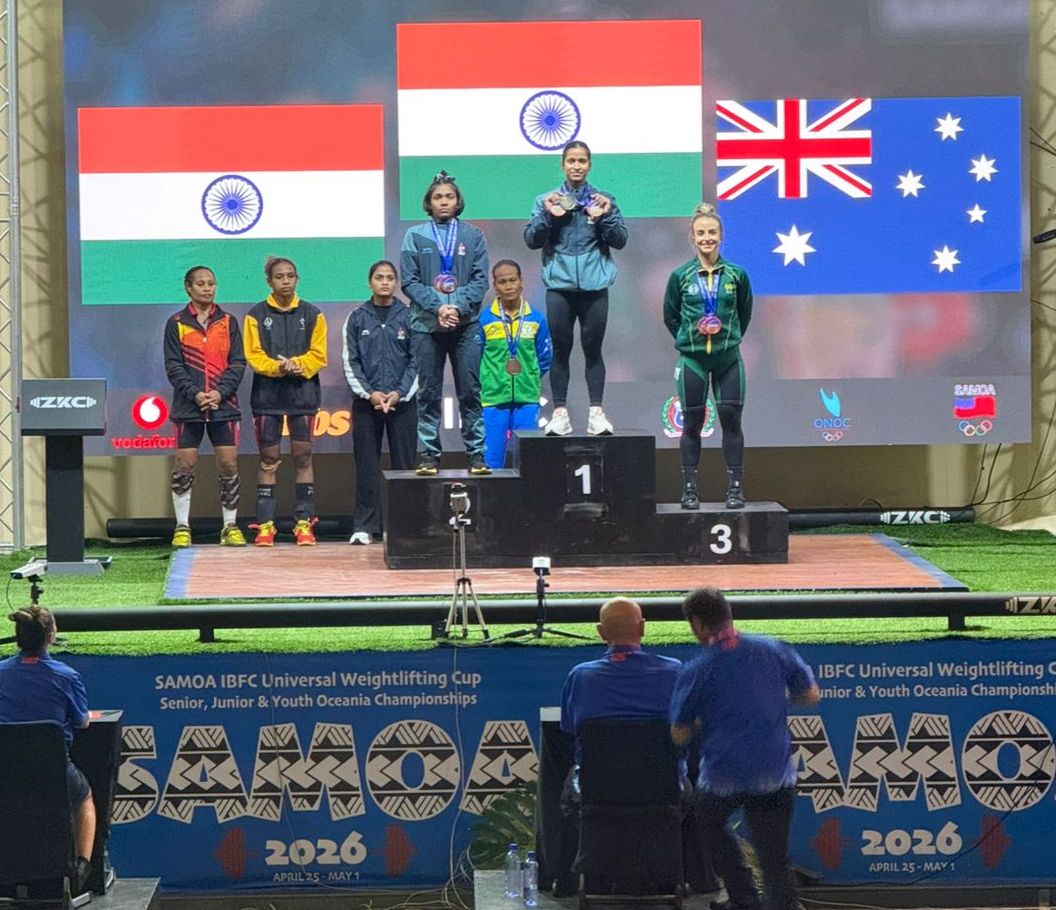 राजनांदगांव : अंतर्राष्ट्रीय वेटलिफ्टिंग टूर्नामेंट में ज्ञानेश्वरी यादव ने जीता गोल्ड मेडल…