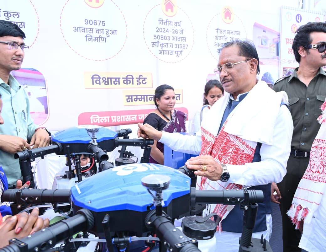 मुख्यमंत्री विष्णुदेव साय की पहल से जशपुर की महिलाएं बनेंगी ‘ड्रोन दीदी’…