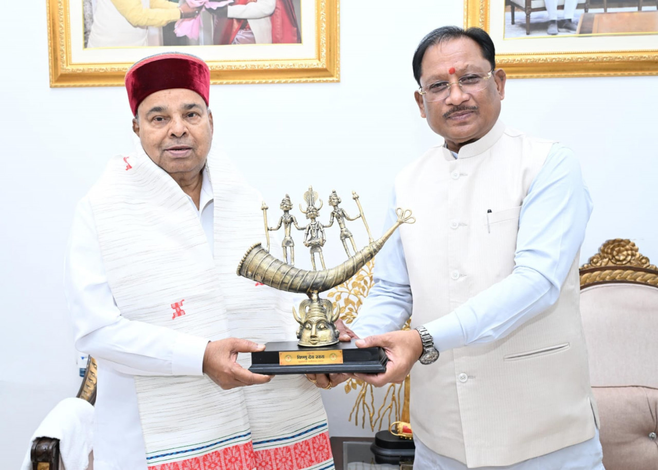 मुख्यमंत्री विष्णुदेव साय से कर्नाटक के राज्यपाल थावरचंद गहलोत ने की सौजन्य भेंट…
