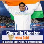 वित्त मंत्री ओपी चौधरी ने राष्ट्रमंडल खेल 2026 में स्वर्ण पदक विजेता शर्मिला धनखड़ को दी बधाई…