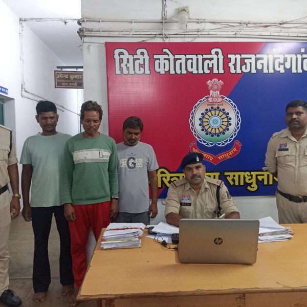 राजनांदगांव: दिग्विजय क्लब के पास मारपीट करने वाले तीन आरोपी गिरफ्तार, मुख्य आरोपी सूचीबद्ध गुंडा-बदमाश निकला…