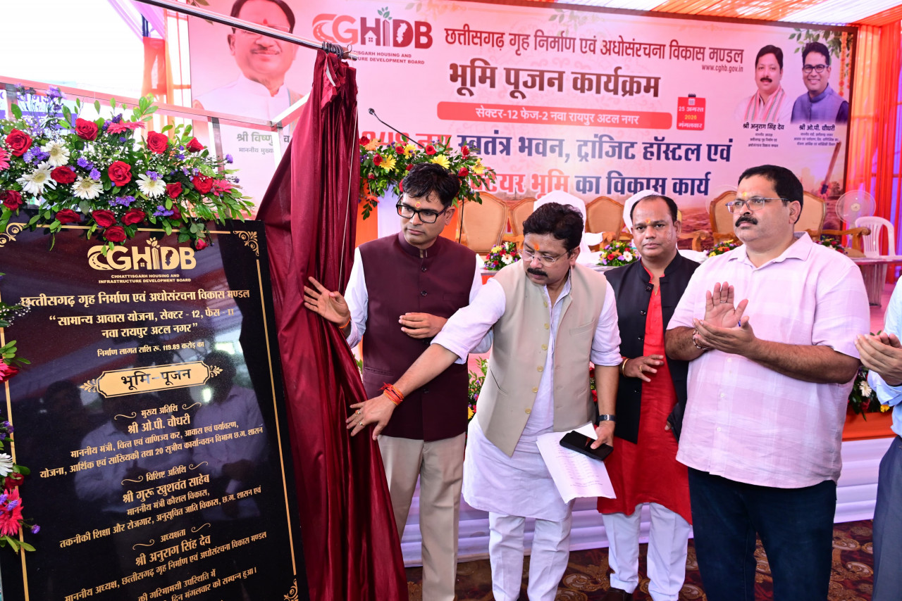 नवा रायपुर को देश की अग्रणी ग्रीनफील्ड सिटी के रूप में विकसित करने पर जोर : आवास एवं पर्यावरण मंत्री ओ.पी. चौधरी…