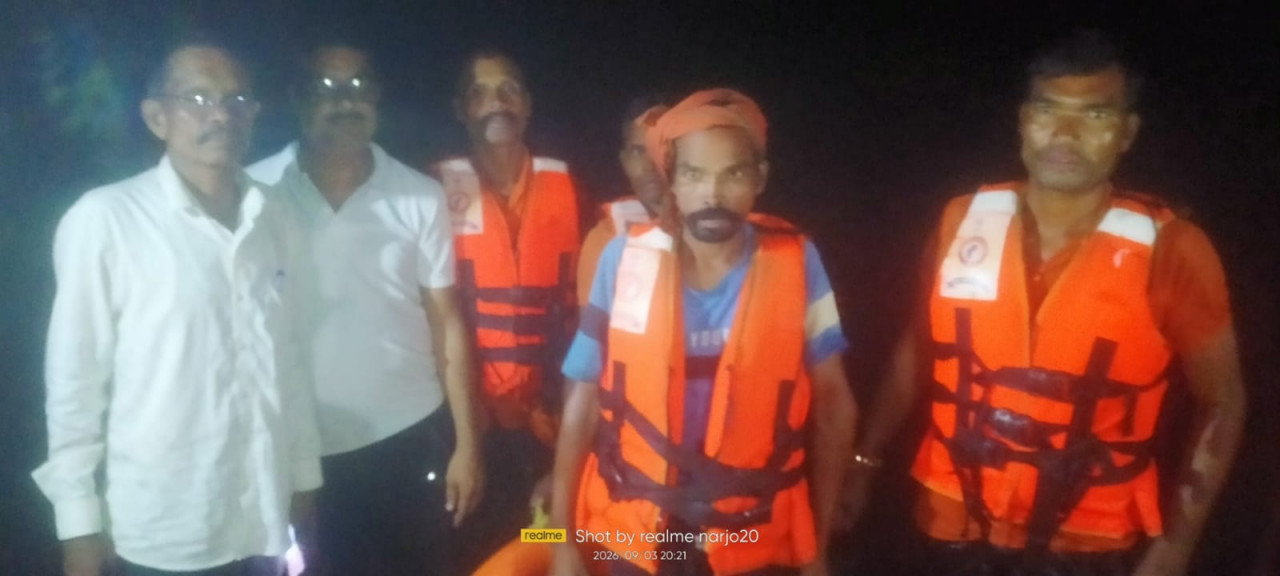 उफनती नदी में चट्टान पर फंसे ग्रामीण का डीडीआरएफ टीम ने किया सुरक्षित रेस्क्यू…