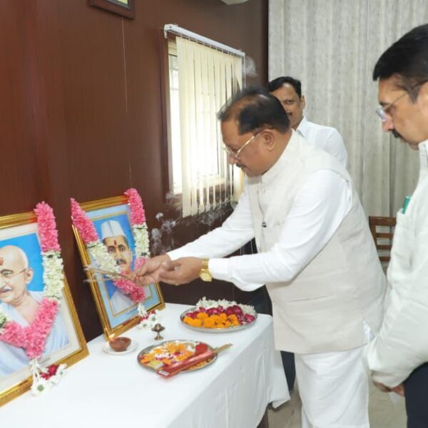 सत्य, अहिंसा और सादगी के आदर्श हमें राष्ट्रसेवा की प्रेरणा देते रहेंगे : मुख्यमंत्री विष्णु देव साय…