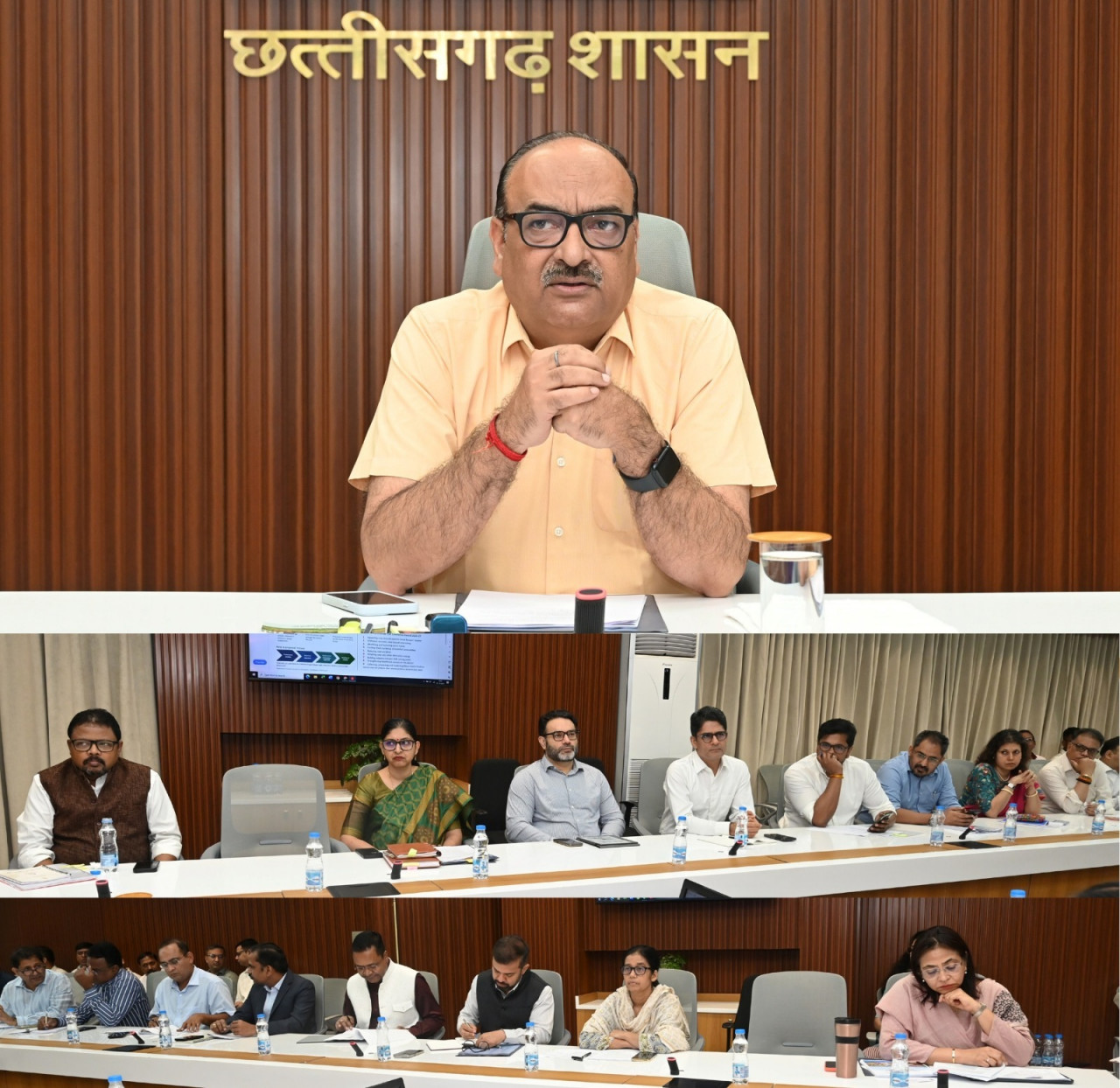 शासकीय योजनाओं के क्रियान्वयन और निर्माण कार्यों में तेजी लाई जाए : मुख्य सचिव विकासशील…